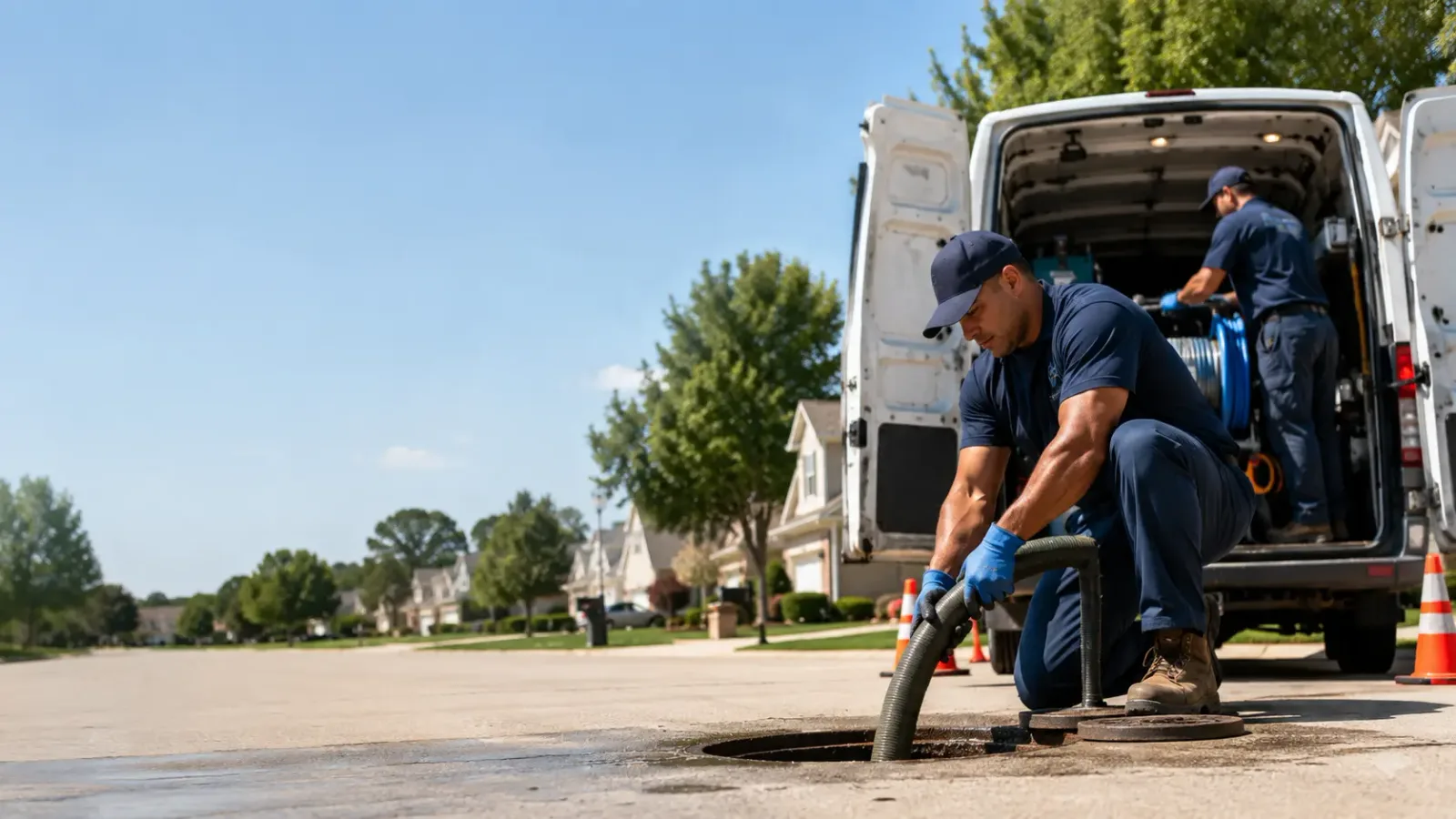 Sewer Backup Cleanup services in Hamshire, TX